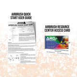 Master Airbrush Multi-Purpose Gravity Feed Air Brush Kit with Air Compressor - Model G22 Gravity Feed Dual-Action Airbrush with 1/3 oz. Fluid Cup and 0.3 mm Tip, Hose, 1/5hp Compressor Master Airbrush