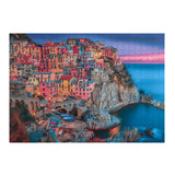 Buffalo Games - Cinque Terre Wood Puzzle - Standard Cut Jigsaw Pieces - 500 Piece Jigsaw Puzzle - Ages 14 and Up Buffalo Games