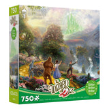 Ceaco - Thomas Kinkade - The Wizard of Oz - Dorothy Discovers Emerald City - 750 Piece Glitter Jigsaw Puzzle Ceaco