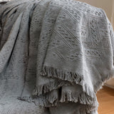 HOMERILLA Sectional Couch Covers 2 Pieces L Shaped Sofa Cover for Sectional Couch L Shape Washable Blanket Furniture Protector for Pets Dogs (Dark Grey, X-Large) HOMERILLA