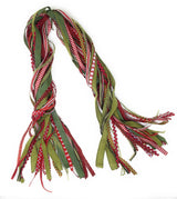 Christmas Ribbons - Assorted Ribbon for Crafts Fabric Ribbon Assortment Variety Pack Holiday Trim Bulk Scraps Bundle 30 Yards AoneFun