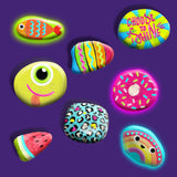 Anker Play Products 450291/DOM Glow in The Dark Rock Art Kit, Standard, Multiple Anker Play Products