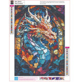 GMETNIC Dragon Diamond Painting Kits, Diamond Art Kits for Adults 5d Diamond Painting for Beginners, Wall Decor Gifts Round Diamonds Full Drill Pintura De Diamantes 12x16inch GMETNIC