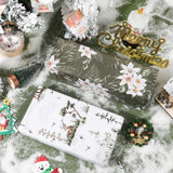 Vnaaem Forest Wrapping Paper 4 Watercolor Holiday Style Gift Wrap Paper Bulk Christmas Tree for Christmas Winter Wedding Baby Shower - 20 X 28 Inches 8 Folded Sheet Vnaaem