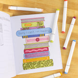 All Booked Up Coloring Book, 8.5x10 inches, 40 Coloring Pages by Elyse Breanne Design Elyse Breanne Design