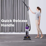 eureka NEU182B PowerSpeed Bagless Upright Vacuum Cleaner, Lite, Purple Eureka