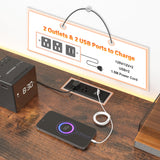 EnHomee Fits 75" TV Stand Dresser for 65 70 75 Inch TV 63" W Dresser TV Stand for Bedroom with LED Lights & Power Outlets & 12 Drawers Dresser for Bedroom Long Fabric Dresser Entertainment Center EnHomee