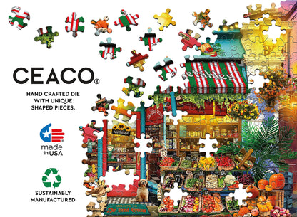 Ceaco - Gary Walton - Shop Windows - Good Grocer - 1000 Piece Jigsaw Puzzle