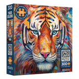 Ceaco – Tiger Colors - 300 Piece Jigsaw Space Saver Puzzle – Puzzles for Smaller Spaces and Surfaces Ceaco