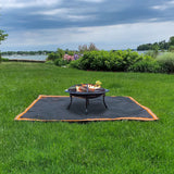 XL Fire Pit Mat, USA Based, Fireproof Under Grill Mat, 3 Layer, 67" x 60", for Outdoor Grill, Firepit, Grass, Patio, Lawn, Campsite, BBQ Mat, Ember Mat, Deck Protector Jametown Supply Company
