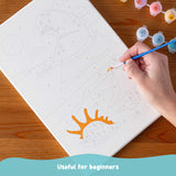 BONNYCO Paint by Numbers Kit for Kids Sea Animals Pack 3 Canvas Paint by Number Canvas Framed, Ocean Gifts for Kids, Arts and Crafts 4-6 8-12 Pintar por Numeros Pre Drawn Painting Under Sea Crafts BONNYCO