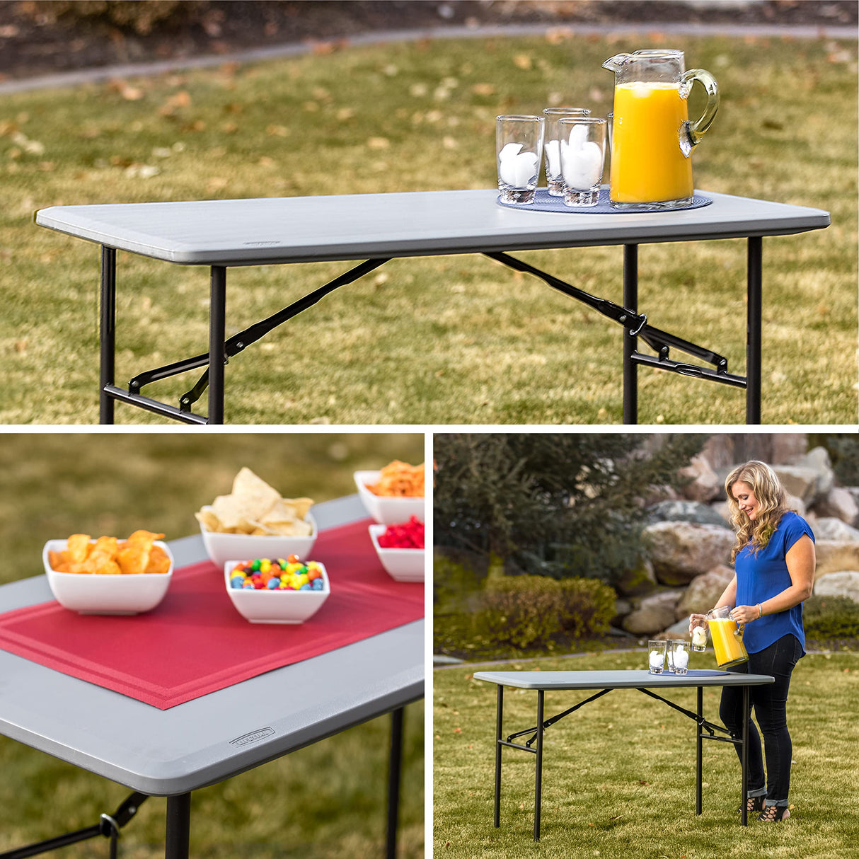 Lifetime 4-Foot Essential Folding Table Lifetime