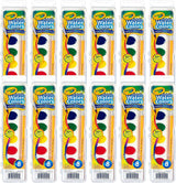 Crayola Washable Watercolor Paint Sets for Kids (12ct), Bulk Arts & Crafts Supplies, 8 Paint Colors, Brush Included, Easter Basket Stuffers & Gifts Crayola