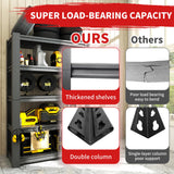 Garage Storage Shelves,72*35.4*15.7"Garage Shelving 2000lbs Heavy Duty Adjustable Shelves 5 Tier Metal Shelf Organizer Storage Garage Racks Shelf and Industrial Shelving for Garage Warehouse OPTYMIRA