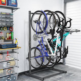 Ultrawall Freestanding Bike Rack, Vertical Bike Storage Stand for Garage, Indoor Bicycle Organizer, Holds Up to 4 Bikes Ultrawall