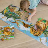 Melissa & Doug Land of Dinosaurs Floor Puzzle (48 pcs, 4 feet long) - FSC Certified Melissa & Doug