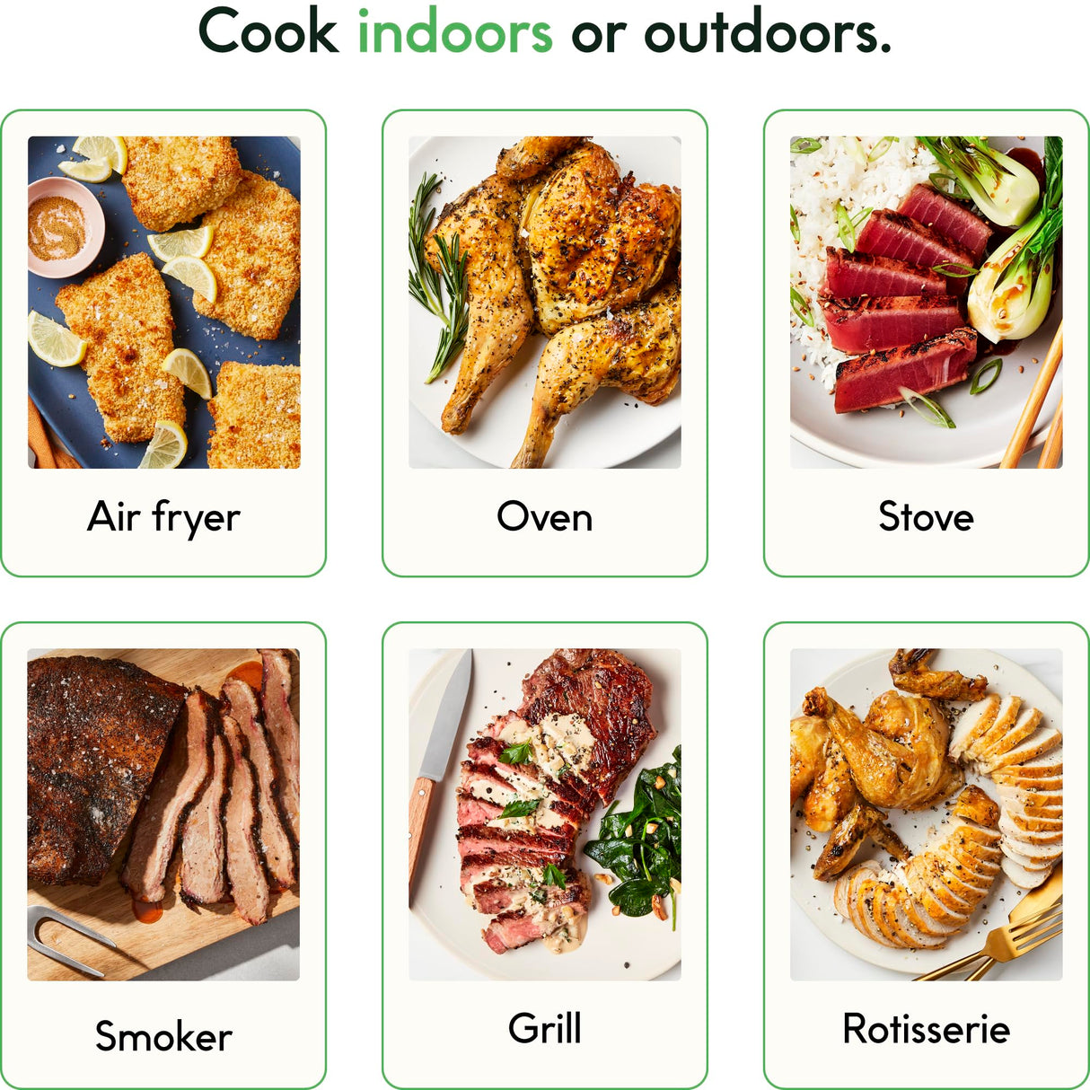 CHEF iQ Sense Smart Wireless Meat Thermometer with Ultra-Thin Probe, Unlimited Range Bluetooth Meat Thermometer, Digital Food Thermometer for Remote Monitoring of BBQ Grill, Oven, Smoker, Air Fryer CHEF iQ