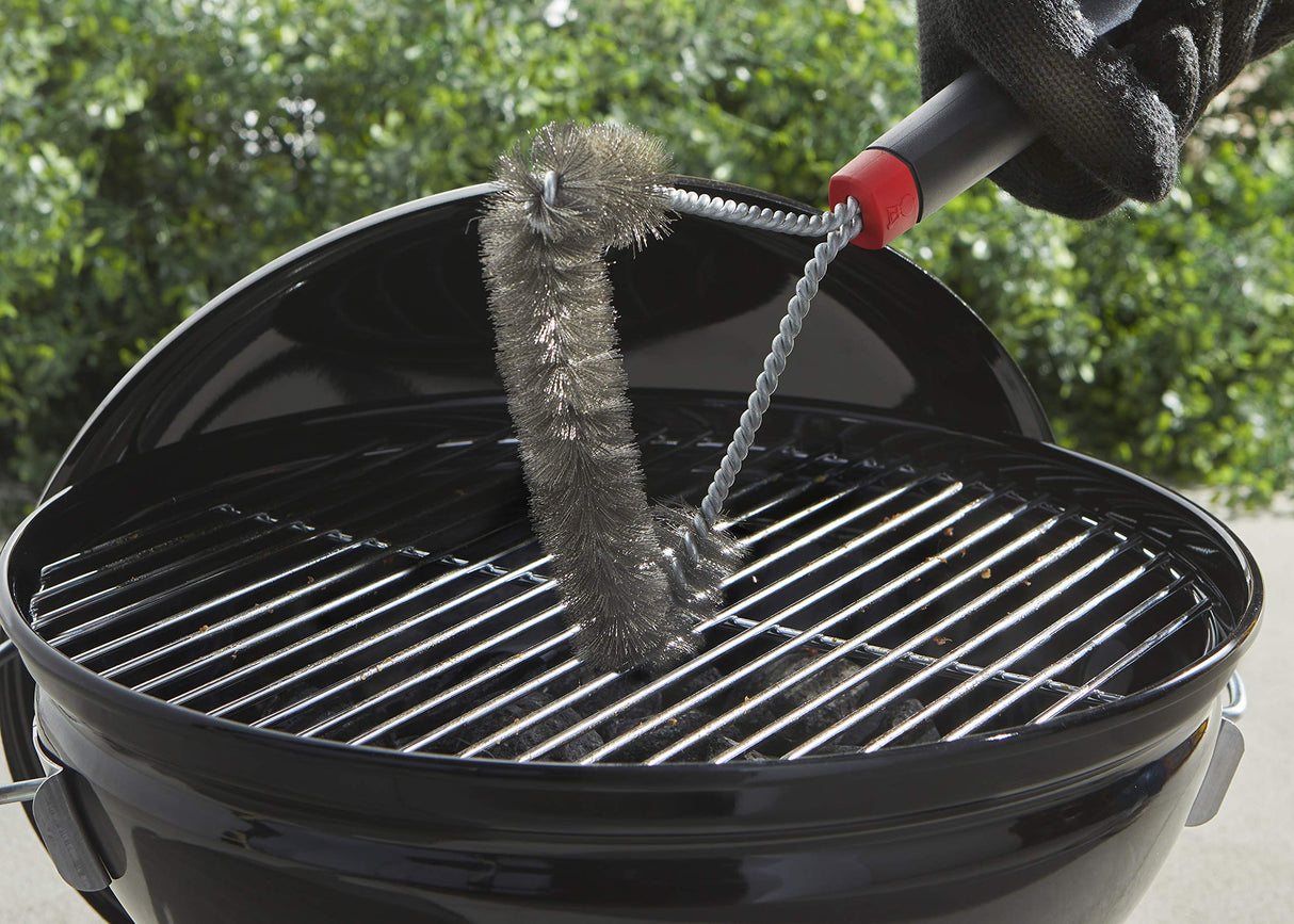 Weber 12" Three-Sided Grill Brush Weber