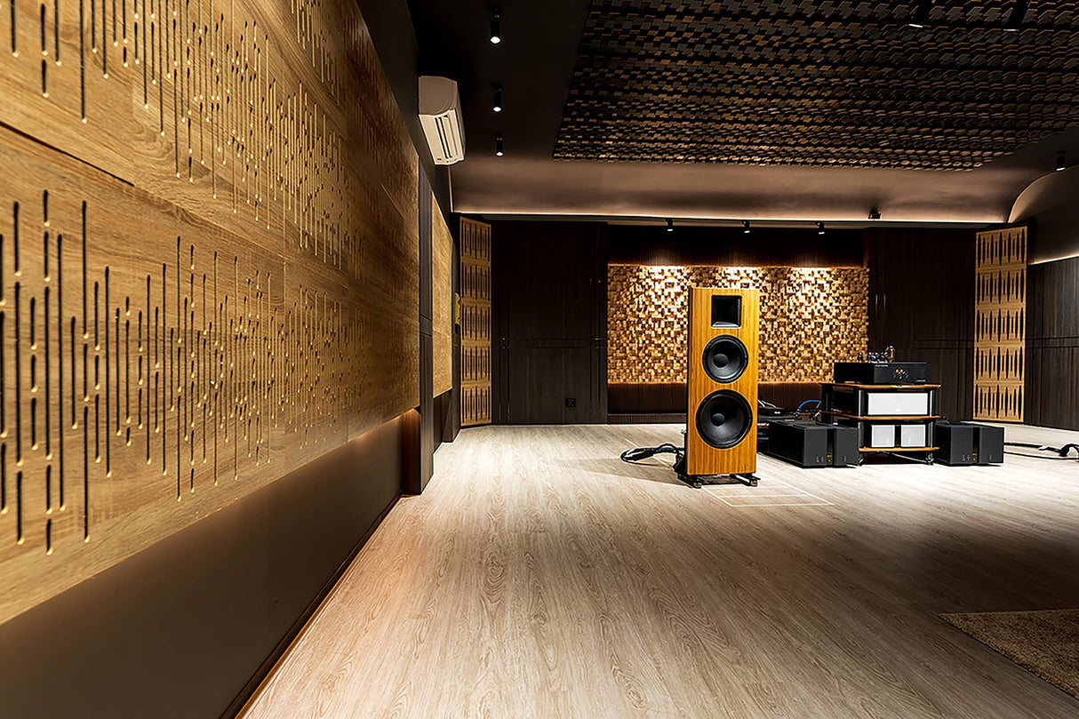 (2 Pack) — Sound Acoustic Studio Diffuser «Sirius» | 2D QRD | Diffusion - Reflection - Absorption - Soundproofing - Insulation | Wall Art Panel | (20"x20"x6" (50x50x15.3cm), Black) ua-acoustics