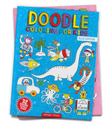 Doodle Coloring For Kids: Blue Edition WoodArtSupply