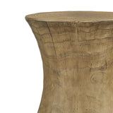 Ball & Cast End Faux Wood Stump Table, Natural Ball & Cast