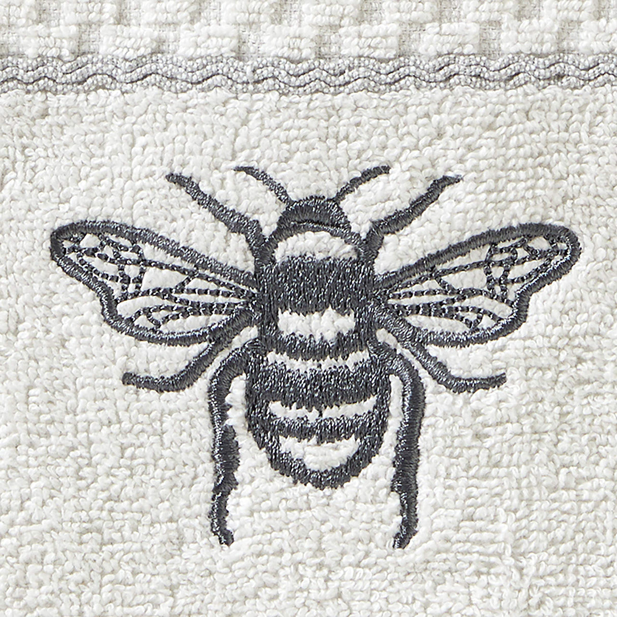 SKL Home Farmhouse Bee Hand Towel Set, White 16x25 SKL Home