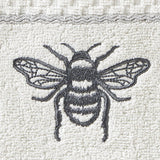 SKL Home Farmhouse Bee Hand Towel Set, White 16x25 SKL Home