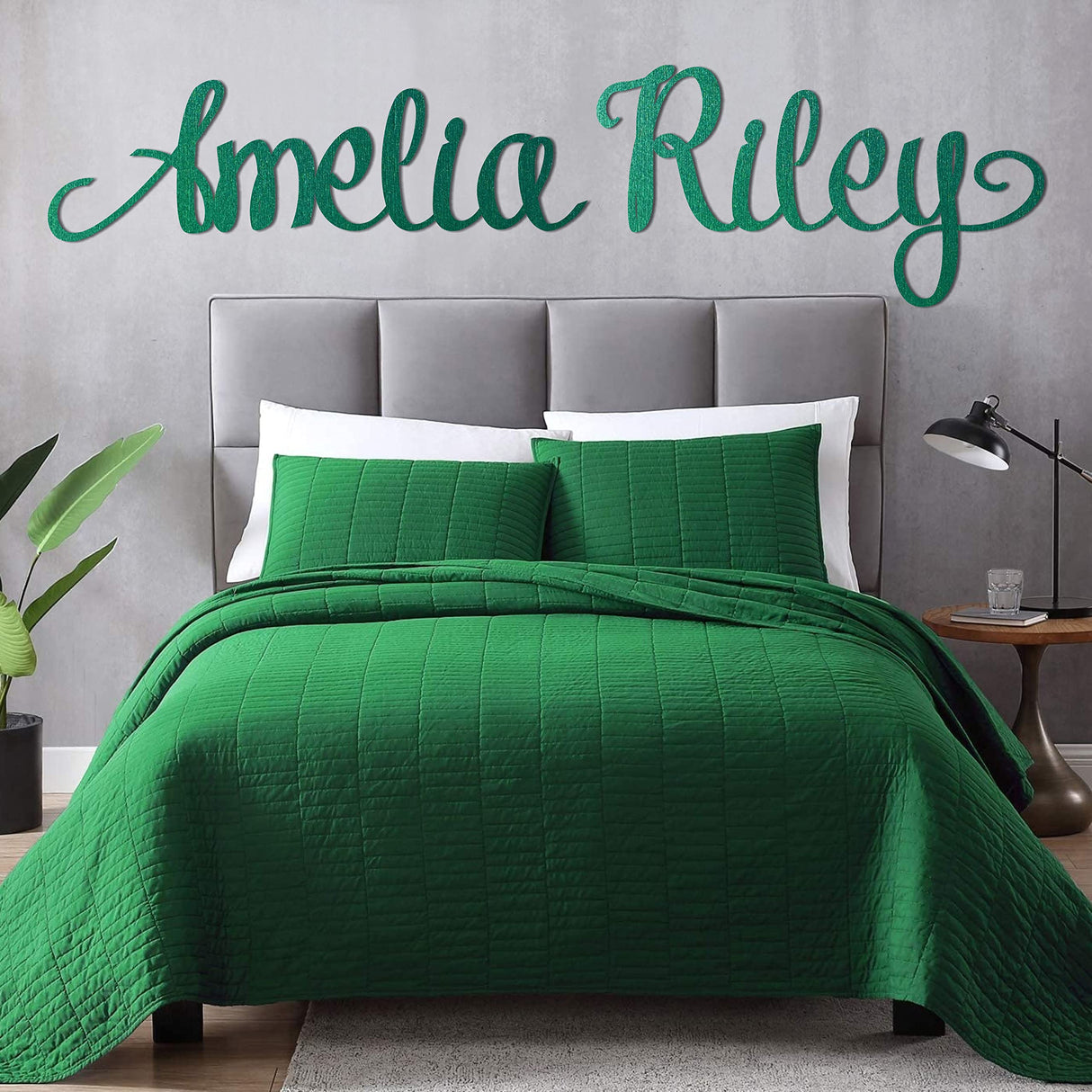Personalized Wood Name Sign 6" - 60" Wide, Personalized Wood Name Sign, Name Sign for Boy or Girl, Wedding Sign, Personalized Children's Room Sign Décor(SIGN-3) LONG DOORS