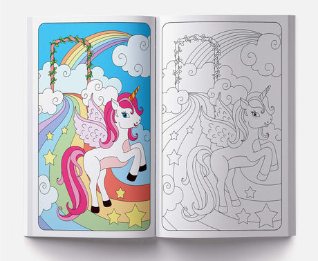 I Am Born To Be A Unicorn Coloring book: Jumbo Sized Colouring Book For Children (Giant book Series) WoodArtSupply