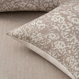 MIULEE Floral Pillow Covers Decorative Throw Pillow Covers 18x18 Pack of 2 Modern Linen Cushion Covers Farmhouse Neutral Pillow Covers for Living Room Sofa Bed,Cream Oatmea MIULEE