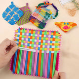 INSFUN Weaving Loom Kit for Kids Ages 6-12 - Best Birthday Gifts for Girls 6-8 8-12, DIY Craft Kit, Make Potholders and Bracelets - Fun Arts and Crafts Toys for Kids INSFUN