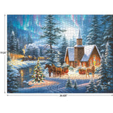 RoseArt - Abraham Hunter - Silent Night - 1000 Piece Jigsaw Puzzle for Adults RoseArt