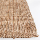 SAFAVIEH Area Rug 4x6 - Natural Fiber Collection - Natural Brown, Handmade Jute, Farmhouse Style, Chunky Textured Thick Pile (NF747A) SAFAVIEH