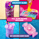 YOLO Unicorn Candy Craze Slime Kit - DIY Slime Making Set for Girls 8-12 with 40+ Magical Add-ins, Glitter & Cloud Slime Supplies YOLO Attitude