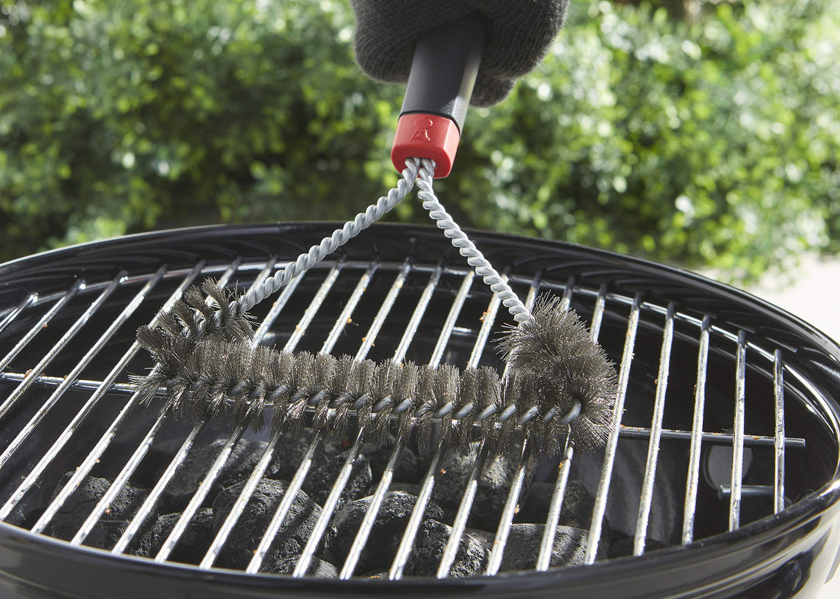 Weber 12" Three-Sided Grill Brush Weber