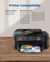 MCYCOLOR 126XL Ink Remanufactured for Epson T126 Ink Cartridge to use with Workforce 435 520 545 635 WF-3520 WF-3530 WF-3540 WF-7010 WF-7510 Stylus NX330(2 Black,1 Cyan,1 Magenta,1 Yellow) MCYCOLOR