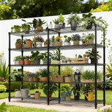 GAOMON 5-Tier Storage Shelves Metal Shelving Unit, Adjustable Wire Shelves Heavy Duty Standing Garage Shelving Racks, Extra Wide Shelf for Kitchen Pantry Basement, 59" L x 13.8" W x 70.5" H GAOMON