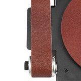 Mini Belt Disc Sander, 100W 8500RPM Bench Grinder Small Spindle Sander Machine for Wood Metal Stone Diy Grinding XUFOPLY