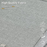 HOOOWOOO Wicker Patio Conversation Sets,8 Piece Outdoor Furniture Set with Swivel Rocking Chairs,All Weather Resistant Modern Outside Out Door Rattan Couch Chairs Side Table Set,Charcoal Gray HOOOWOOO