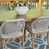 PURPLE LEAF Patio Dining Chair Set 2 Pieces Aluminum Modern Furniture Seating for Garden Kitchen Porch Outdoor Wicker Dining Chairs with Sunbrella Cushions PURPLE LEAF