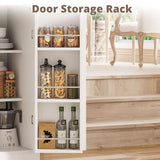 IRONCK Farmhouse Kitchen Pantry Cabinet, Kitchen Hutch Cabinet with Microwave Stand, Tall Food Pantry Cabinet with Storage Drawers and Adjustable Shelf for Kitchen, Dining Room, White IRONCK