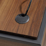 Sauder® Nova Loft 59" W L-Shape Corner Desk, Grand Walnut Sauder