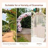 Outsunny 90in Wood Garden Arbor Arch with Trellis Wall for Climbing & Hanging Plants, Decor for Party, Weddings, Birthdays & Backyards Outsunny