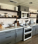 Joel's Antiques - 72 Inch Wooden Floating Shelves for Wall - Made of Natural Wood - Long Heavy Duty Rustic Fireplace Mantel & Book Shelf - Perfect for Living Room - Mocha 72x12x2 in joelsantiques