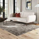 Novogratz Brittany 81.5" Futon Sofa Bed and Couch Sleeper, Ivory Boucle Novogratz