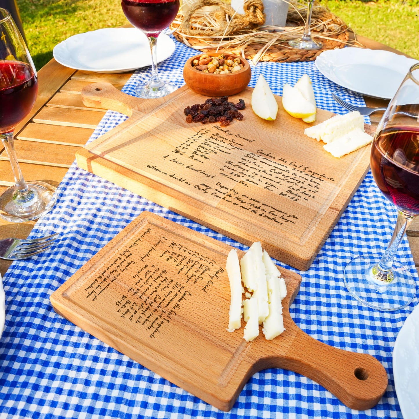 Custom Recipe Cutting Board, Personalized Mom Cutting Board, Engraved Recipe Wood Board, Mom Birthday Gift, Mothers Day Gift Idea, Customized Mom - WoodArtSupply