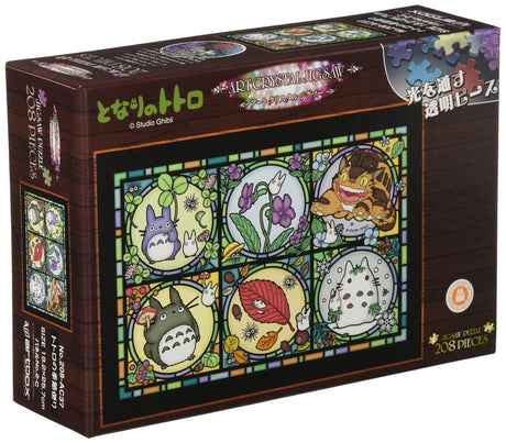 208-piece jigsaw puzzle My Neighbor Totoro Totoro seasonal news Art Crystal Jigsaw Small piece (18.2x25.7cm) ensky