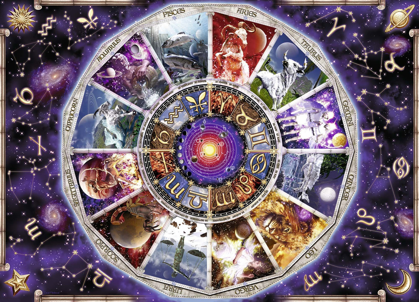 Ravensburger Astrology 9000 Piece Jigsaw Puzzle for Adults - 17805 - Every Piece is Unique, Softclick Technology Means Pieces Fit Together Perfectly