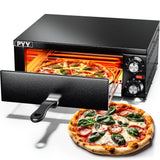 PYY Electric Pizza Oven Indoor Countertop Pizza Oven Commercial Pizza Maker Machine for Home with Timer Stainless Steel Pizza Cooker PYY