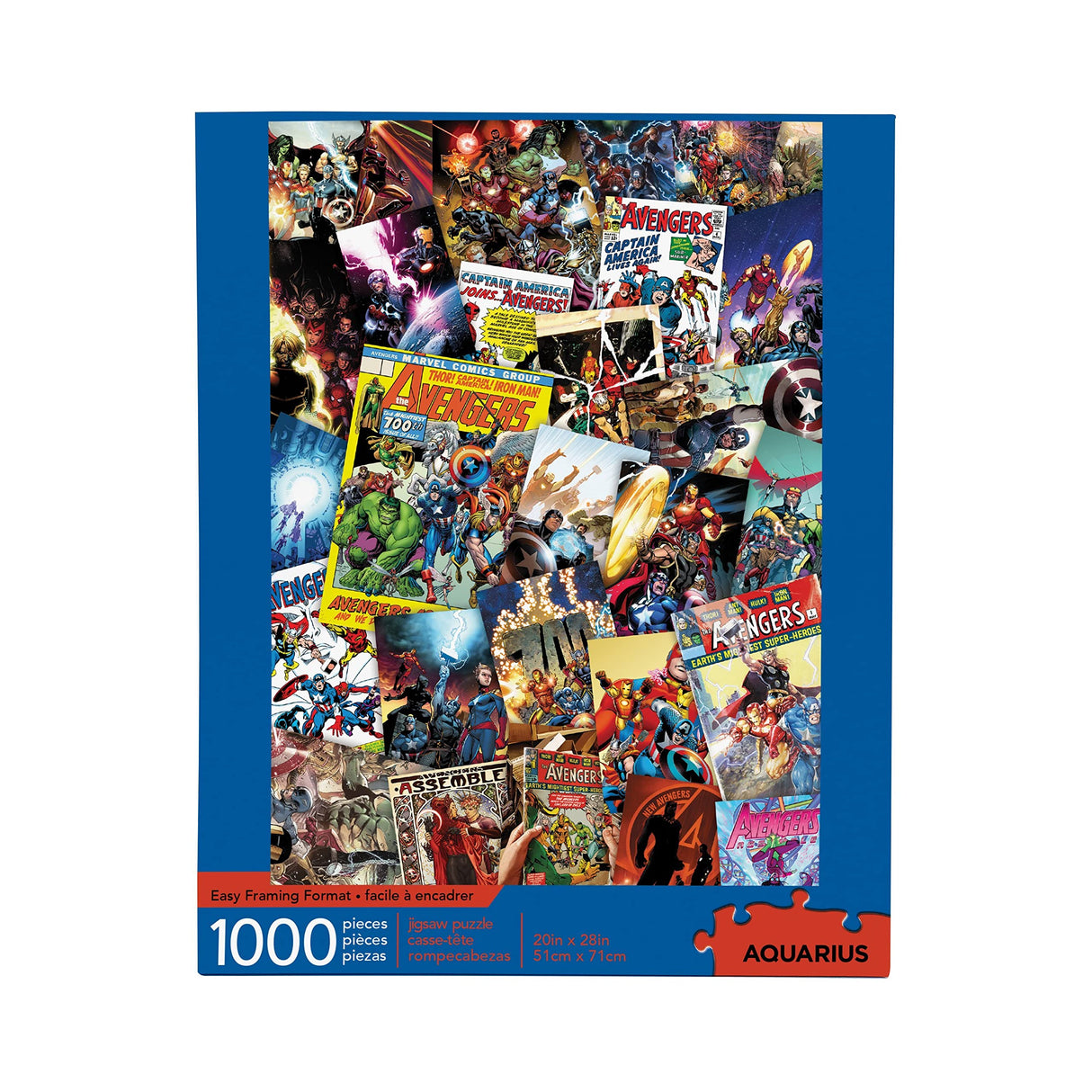 AQUARIUS Marvel Puzzle Cast (1000 Piece Jigsaw Puzzle) - Officially Licensed Marvel Merchandise & Collectibles - Glare Free - Precision Fit - 20 x 28 Inches AQUARIUS